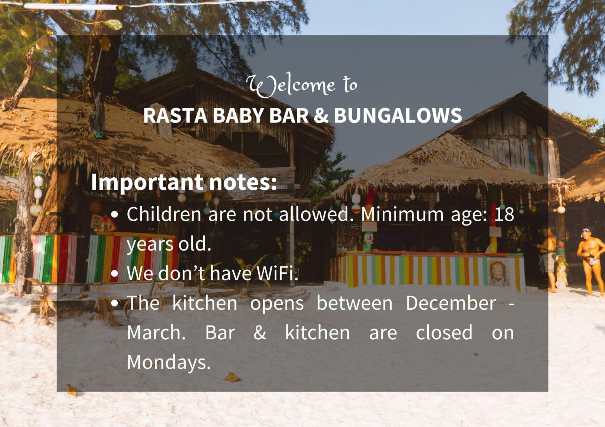 Rasta Baby Bar & Bungalows - Suitable For Young Travelers Koh Phayam Bagian luar foto